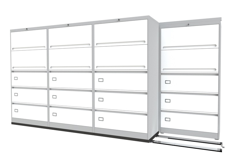 Archivero Horizontal Combinado Movil SAC-9187