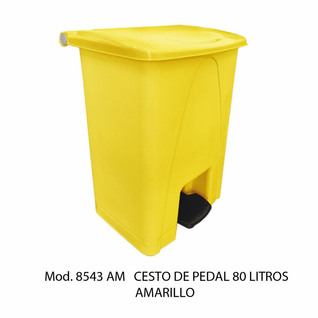 Bote Basura Con Tapa y Pedal 8543 AM
