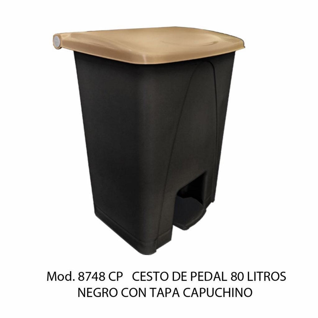 Bote Basura Con Tapa y Pedal 8748 CP