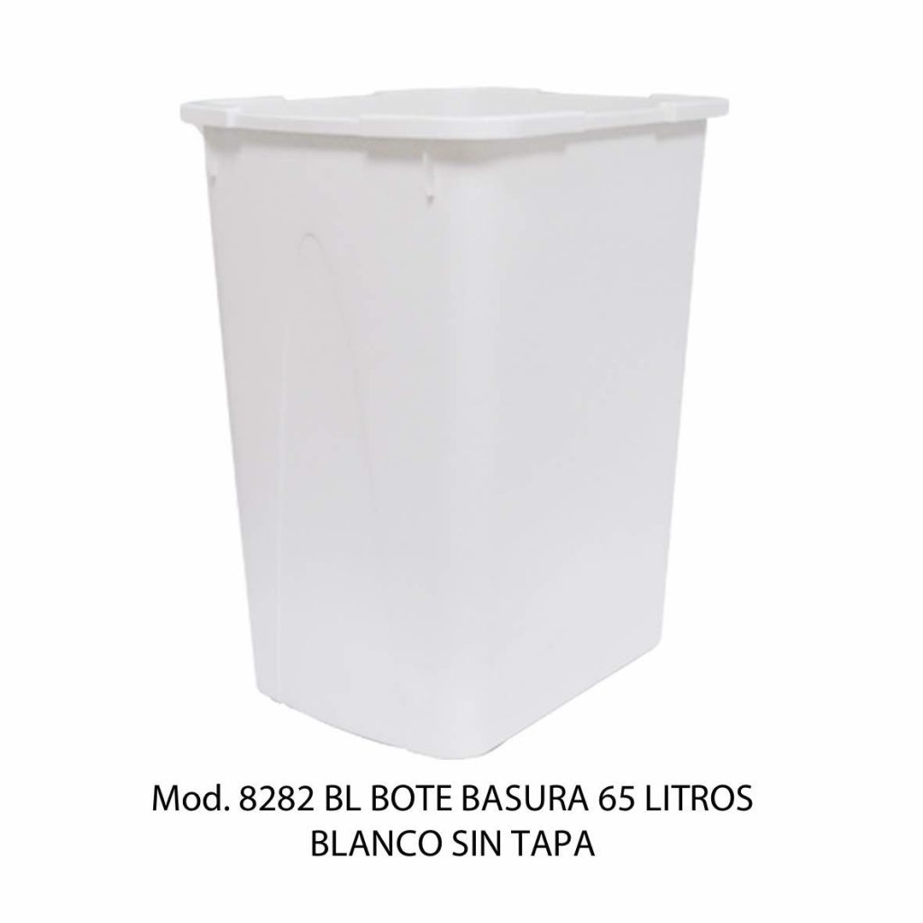 Bote Basura Sin Tapa 8282 BL