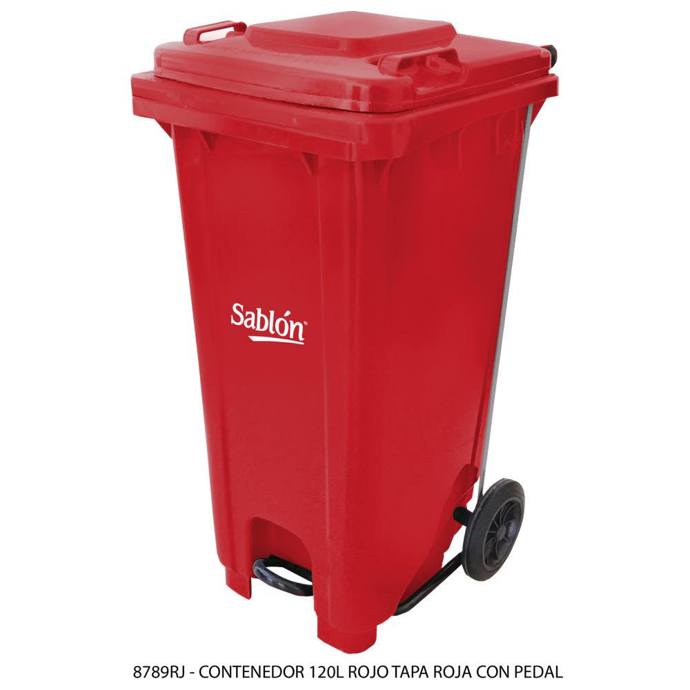 Contenedor Basura 120 Litros 8789 RJ