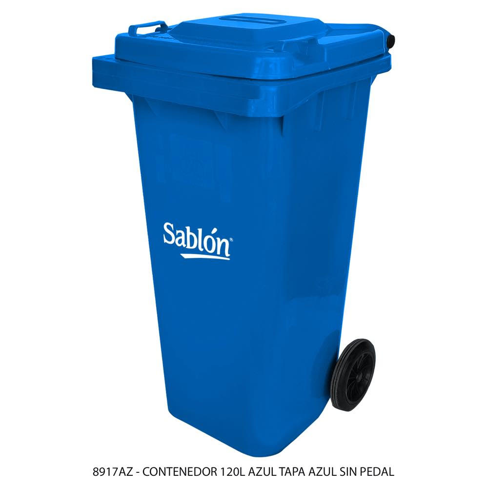 Contenedor Basura 120 Litros Sin Pedal 8917 AZ