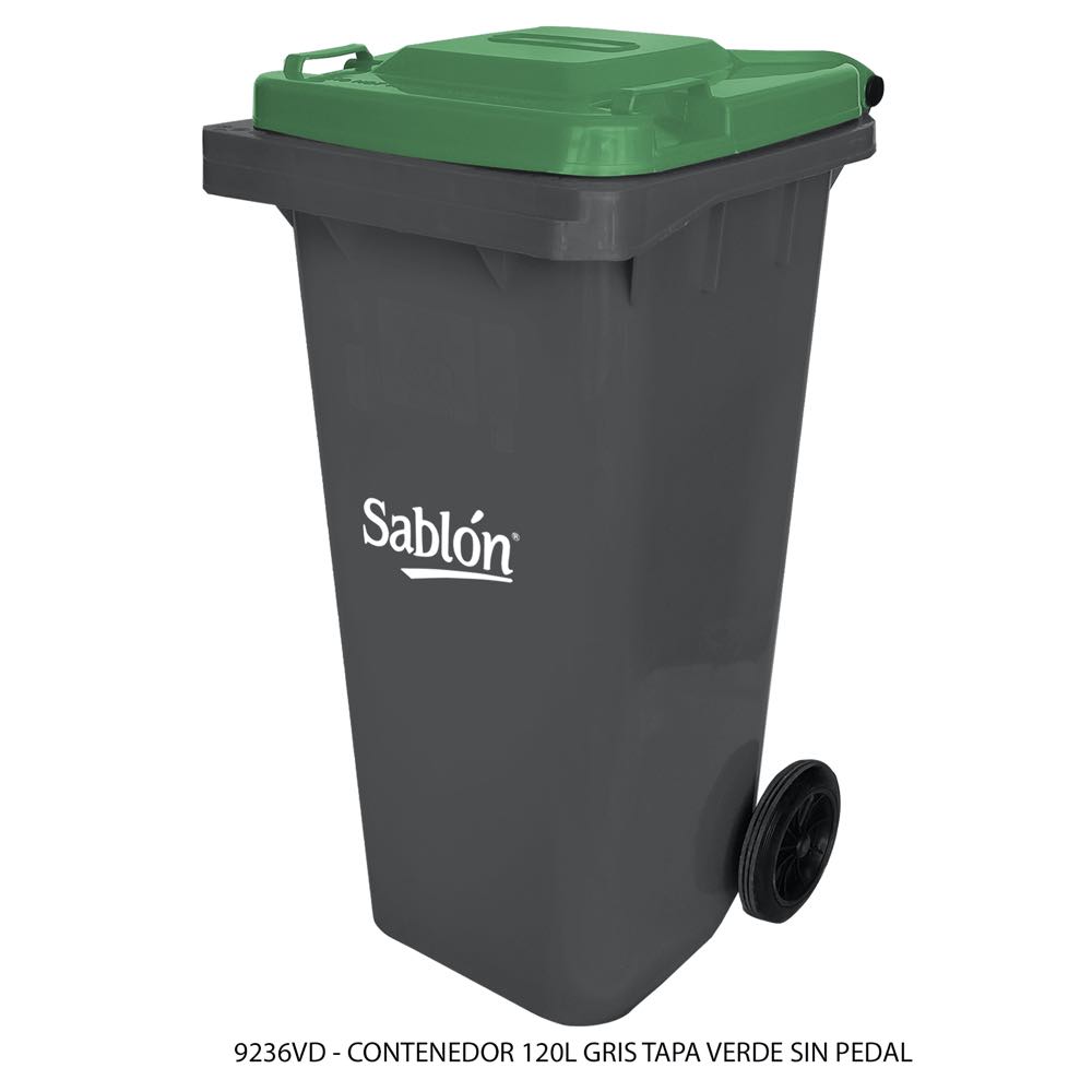 Contenedor Basura 120 Litros Sin Pedal 9236 VD