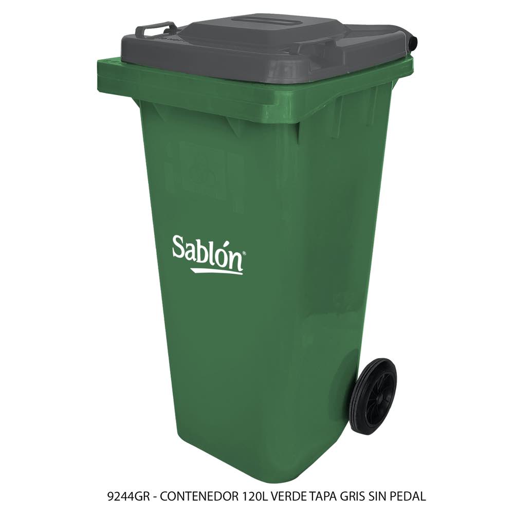 Contenedor Basura 120 Litros Sin Pedal 9244 GR
