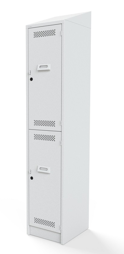 Locker Con Copete 2 Puertas LC-3192-1