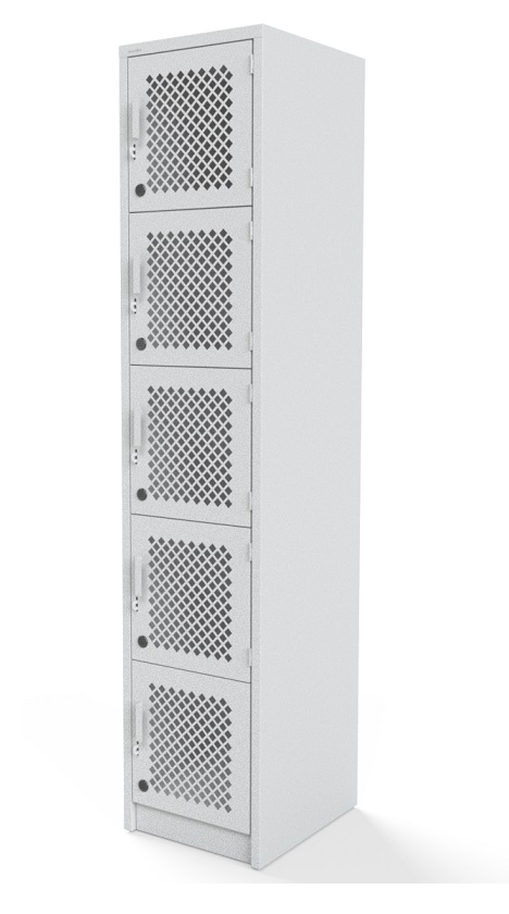 Locker Con Malla 5 Puertas LM-3135-1