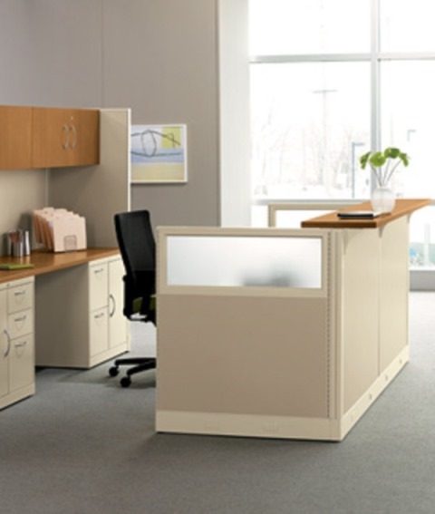 Modulo Recepcion Con Mampara Gam 04