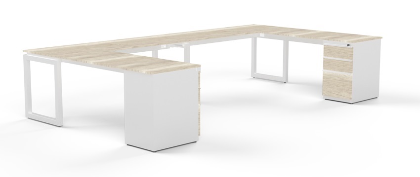 Modulo de Trabajo C Quadra Con Cajonera FL 360-200-60