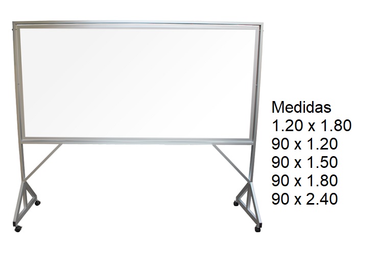Pizarron Movil de 120 x 240
