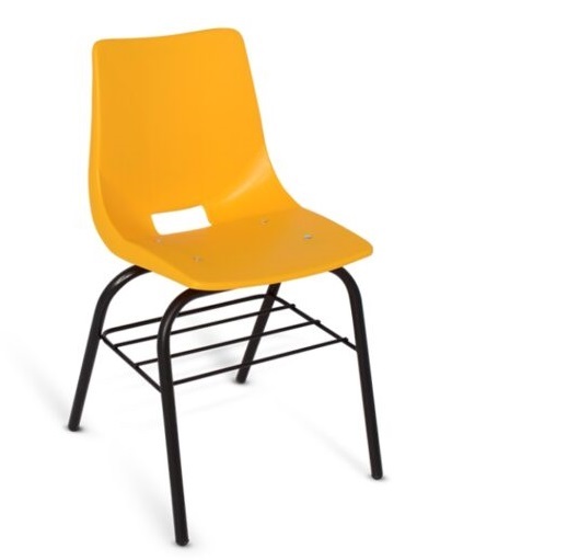 Silla Escolar Grande Con Parilla